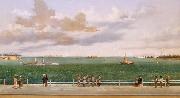 William Aiken Walker Charleston Harbor oil painting